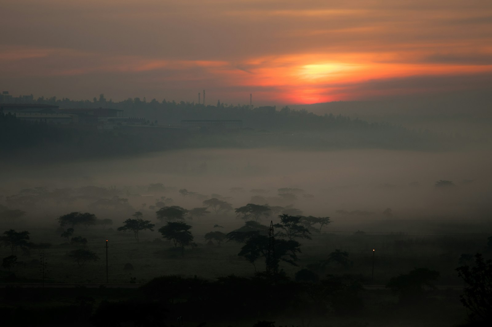 Rwanda green hills landscape